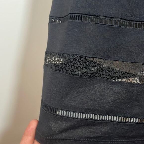 NWOT Old Navy black lace embellished tunic - Picture 4 of 7